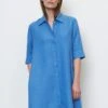 Marc O'Polo MIT HOHEN SAUM-SCHLITZEN - Blusenkleid - Summer Sky -Sommerkleidung Für Damen 59df0a88a5404a54b0920824c9d4579c
