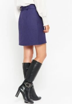 LOLALIZA HOUNDSTOOTH - A-Linien-Rock - Purple -Sommerkleidung Für Damen 5a28519bdfa9409794700ffa86ba2e09