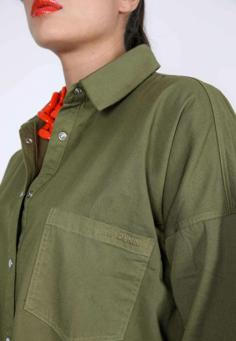 Hemdbluse - Kaki 7 Hemdbluse - Kaki – Bild 5