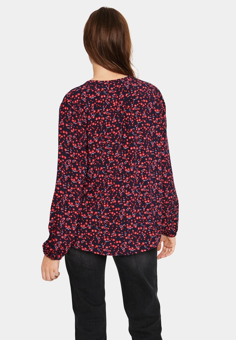Saint Tropez EDASZ - Bluse - Night Sky Naive Flower 5 Saint Tropez EDASZ - Bluse - Night Sky Naive Flower – Bild 3