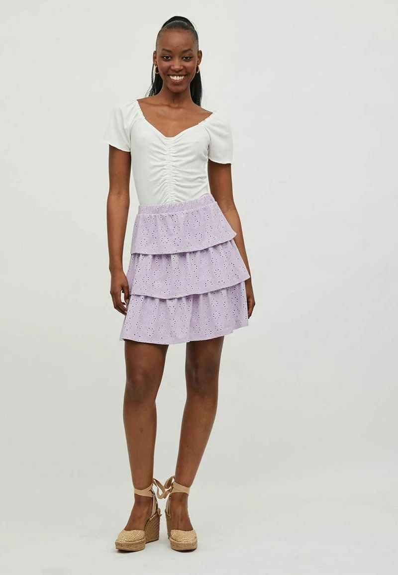Vila Minirock - Pastel Lilac 4 Vila Minirock - Pastel Lilac – Bild 2
