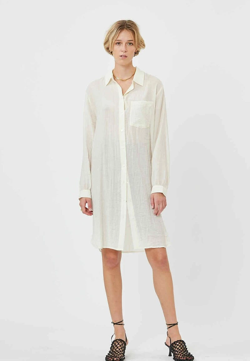 Minimum LYDIALINE - Blusenkleid - Broken White 4 Minimum LYDIALINE - Blusenkleid - Broken White – Bild 2