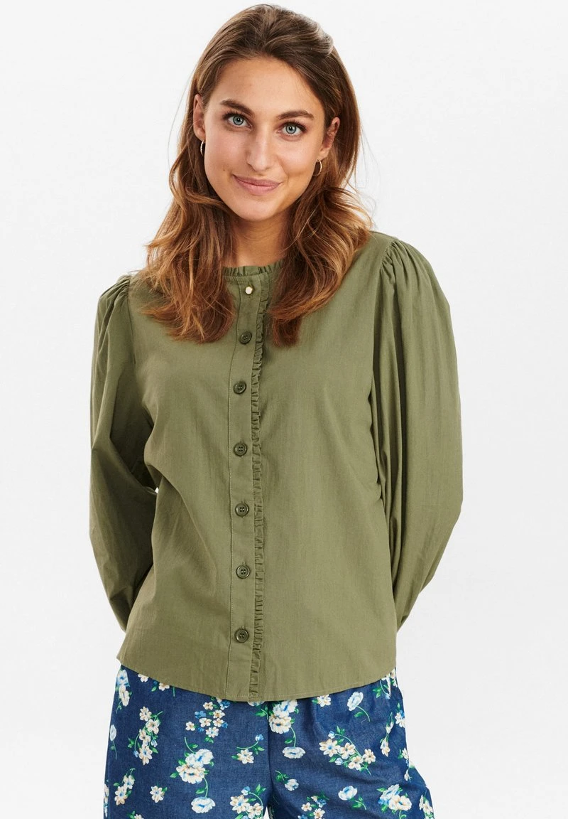 NUSHAPE - Hemdbluse - Deep Lichen Green 7 NUSHAPE - Hemdbluse - Deep Lichen Green – Bild 5
