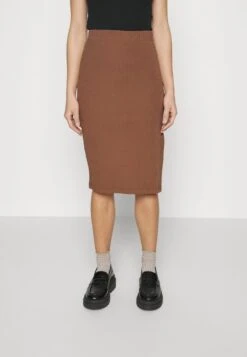 PENCIL SKIRT WITH SLIT - Bleistiftrock - Brown 13 PENCIL SKIRT WITH SLIT - Bleistiftrock - Brown -Sommerkleidung Für Damen 6461062fa48f495693b6b414c70f8bca 1