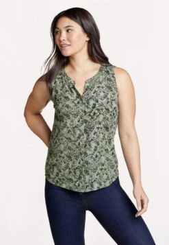 Eddie Bauer RIVIERAH ÄRMELLOS - Top - Ozeanblau -Sommerkleidung Für Damen 6b0152b871824693961d68c722b3cc47