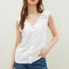 Next MORRIS CO BLEND BUTTON THROUGH - Bluse - White 1 Next MORRIS CO BLEND BUTTON THROUGH - Bluse - White -Sommerkleidung Für Damen 6d75589fc3304368adeaeb3e17206c32