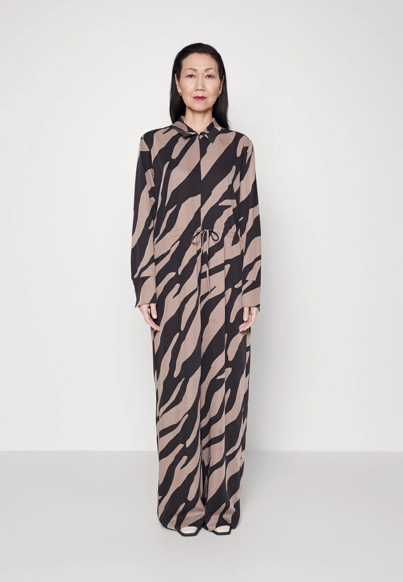 Gestuz BOTHILDE - Jumpsuit - Maxi Zebra Black/walnut 3 Gestuz BOTHILDE - Jumpsuit - Maxi Zebra Black/walnut