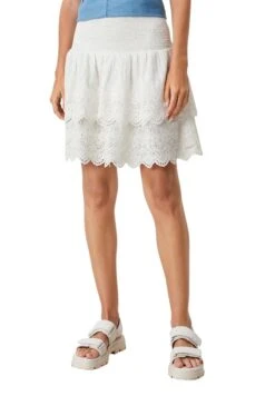 QS By S.Oliver Minirock - White -Sommerkleidung Für Damen 7031c7c8ac4b41c9ad2ff41f88fb6275