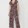 Koroshi SHORT SLEEVE - Jumpsuit - Multicolor Multi Coloured -Sommerkleidung Für Damen 720d67345bc647e6ae5834647d9f46b6