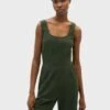 Thinking Mu RAFFLESIA - Jumpsuit - Dark Green 1 Thinking Mu RAFFLESIA - Jumpsuit - Dark Green -Sommerkleidung Für Damen 72b9ca3e3a714b6d8f9c86d9b69e55b8