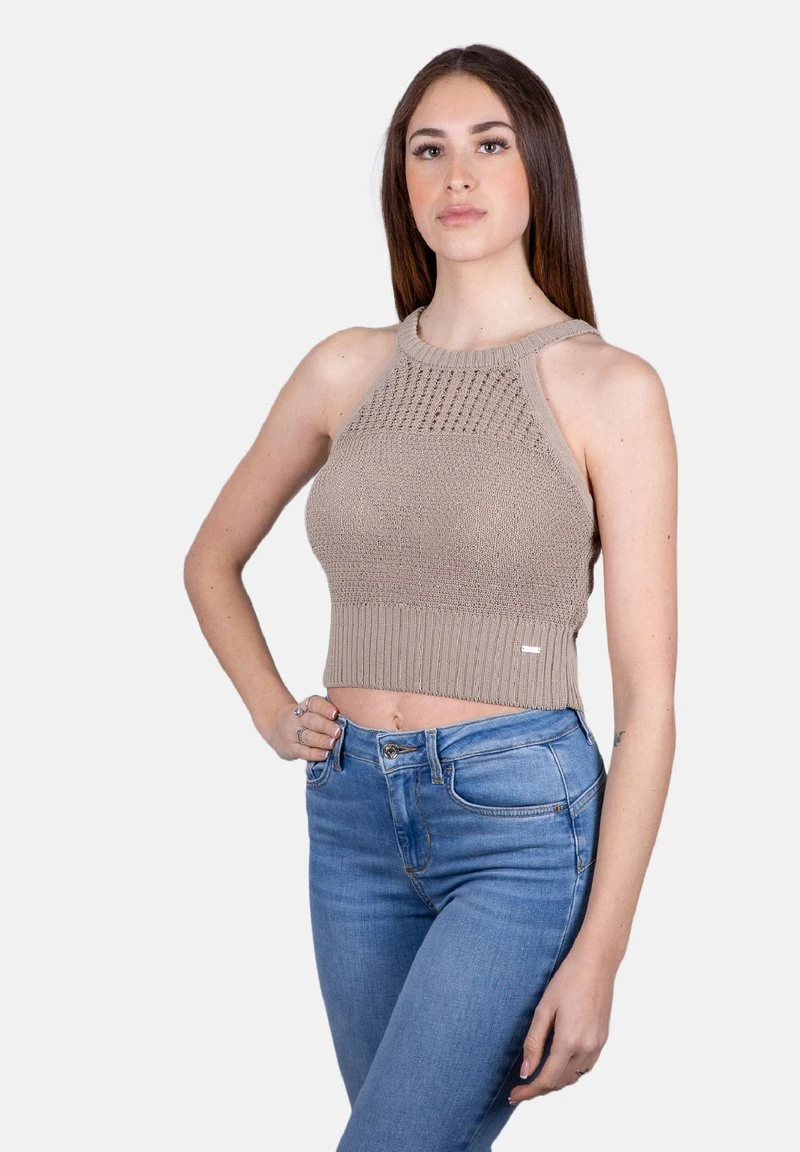 Armani Exchange IN FILO - Top - Beige 5 Armani Exchange IN FILO - Top - Beige – Bild 3