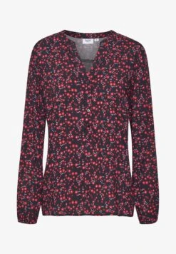 Saint Tropez EDASZ - Bluse - Night Sky Naive Flower 12 Saint Tropez EDASZ - Bluse - Night Sky Naive Flower -Sommerkleidung Für Damen 72f24cc4339e4a309ccacab28106a18b