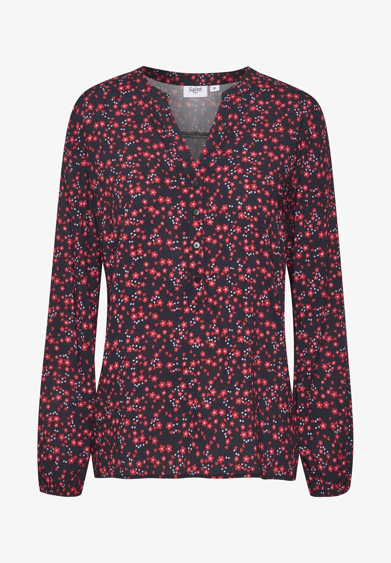 Saint Tropez EDASZ - Bluse - Night Sky Naive Flower 7 Saint Tropez EDASZ - Bluse - Night Sky Naive Flower – Bild 5