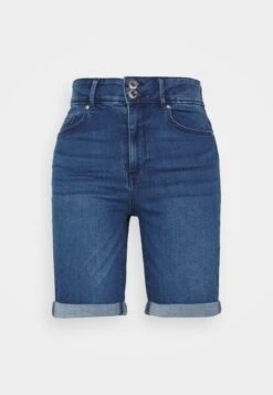 Vero Moda Tall VMSOPHIA BUTTON - Shorts - Dark Blue Denim -Sommerkleidung Für Damen 786021cbc3ef462986f2183dacf33ddd