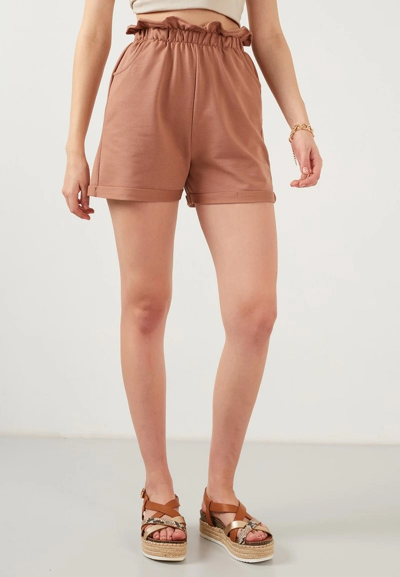 LELA SLIM FIT - Shorts - Biscuit Color 6 LELA SLIM FIT - Shorts - Biscuit Color – Bild 4