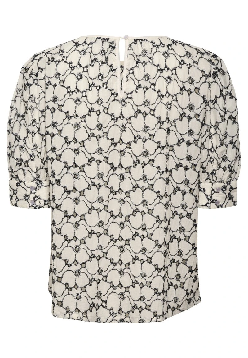 Kaffe KAMACY - Bluse - Antique White Black Embroidery 8 Kaffe KAMACY - Bluse - Antique White Black Embroidery – Bild 6