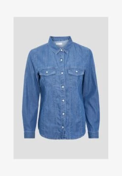 Hemdbluse - Denim Bleach -Sommerkleidung Für Damen 7a9c839e17a649f69eb1a981d70de2cd