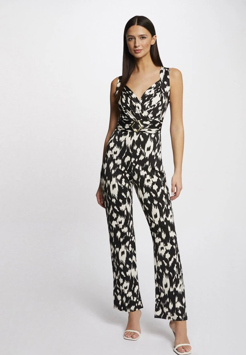 MORGAN SLIM-FIT ABSTRACT PRINT - Jumpsuit - Black 8 MORGAN SLIM-FIT ABSTRACT PRINT - Jumpsuit - Black – Bild 6