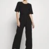 Even&Odd Jumpsuit - Black -Sommerkleidung Für Damen 7bf8243dd2854534a774b3ff63244f72