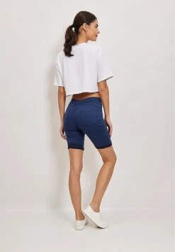 PUSH UP BIG - Jeans Shorts - Dunkelblau 9 PUSH UP BIG - Jeans Shorts - Dunkelblau -Sommerkleidung Für Damen 8071199d287b40bb920a2f449f698507
