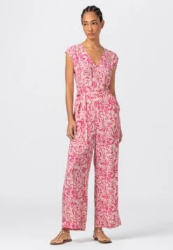 WIDE-LEG AUS BEDRUCKTEM - Jumpsuit - Magenta -Sommerkleidung Für Damen 807815a16b9144ce86e3eb4c90d1bcd4 1