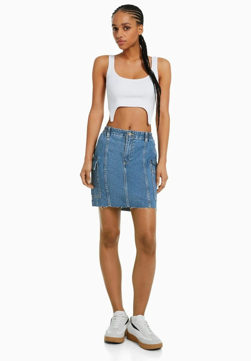 BERSHKA Minirock - Dark Blue 4 BERSHKA Minirock - Dark Blue – Bild 2