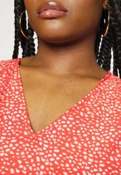 OBJLEONORA SELINE - T-Shirt Print - Hot Coral 13 OBJLEONORA SELINE - T-Shirt Print - Hot Coral -Sommerkleidung Für Damen 81b67f4591cc43bb98f5fea3951c9f73