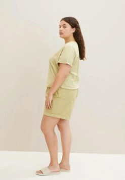 MY TRUE ME TOM TAILOR Shorts - Light Moderate Olive -Sommerkleidung Für Damen 8611f57b26794c5491165482b6945585