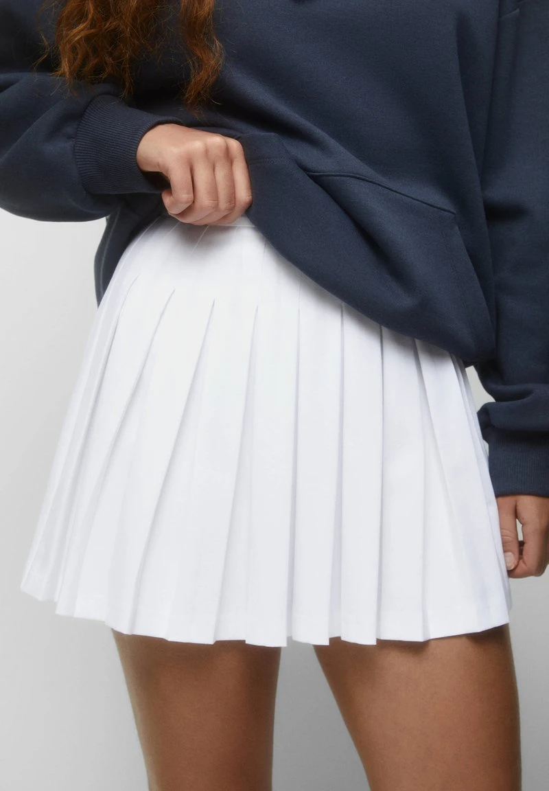 PULL & BEAR BOX PLEAT - A-Linien-Rock - White 6 PULL & BEAR BOX PLEAT - A-Linien-Rock - White – Bild 4