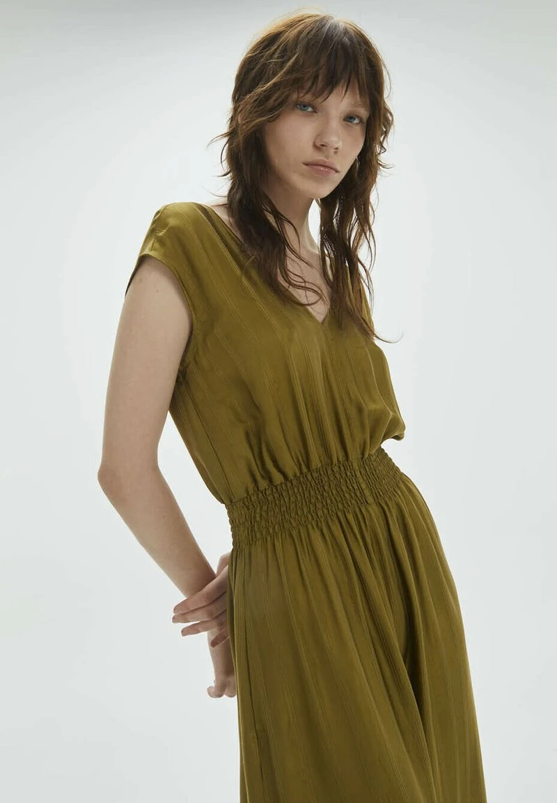 DROP SHOULDER WIDE LEG - Jumpsuit - Green 6 DROP SHOULDER WIDE LEG - Jumpsuit - Green – Bild 4