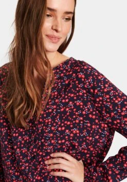 Saint Tropez EDASZ - Bluse - Night Sky Naive Flower 11 Saint Tropez EDASZ - Bluse - Night Sky Naive Flower -Sommerkleidung Für Damen 8c33039688bf4dfc9a2ab043f809f167