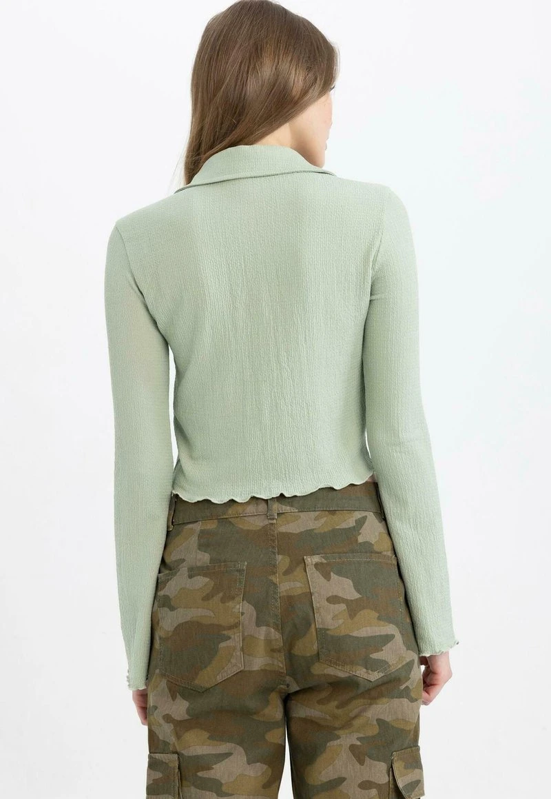 DeFacto FITTED - Hemdbluse - Green 5 DeFacto FITTED - Hemdbluse - Green – Bild 3