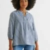 STREET ONE GESTREIFTE - Bluse - Blau 2 STREET ONE GESTREIFTE - Bluse - Blau -Sommerkleidung Für Damen 8fce1e3414ef435a8d726b6e677e9834