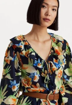 CEPORAH LONG SLEEVE DAY DRESS - Freizeitkleid - Navy Multi -Sommerkleidung Für Damen 905ca76d673347aba3bbb4738111de4d