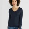 STREET ONE MIT GUMMIZUG IM SAUM - Langarmshirt - Blau 1 STREET ONE MIT GUMMIZUG IM SAUM - Langarmshirt - Blau -Sommerkleidung Für Damen 93afa4a0e10c4327899a2a5b491be23a
