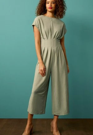 Next OFF SHOULDER STANDARD - Jumpsuit - Ecru White Floral 5 Next OFF SHOULDER STANDARD - Jumpsuit - Ecru White Floral – Bild 4