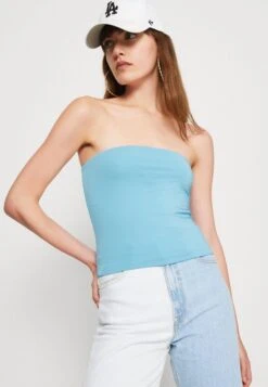 COTTON ON SCULPTED TUBE - Top - Kinetic Blue 11 COTTON ON SCULPTED TUBE - Top - Kinetic Blue -Sommerkleidung Für Damen 97701901d8c84da5a73aa76f6a2000d4