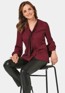 GOLDNER Bluse - Bordeaux -Sommerkleidung Für Damen 9a8ead0fcfdd4f0a996bf603ea4fbbb1