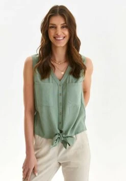 BEZ RĘKAWÓW - Hemdbluse - Zielony 13 BEZ RĘKAWÓW - Hemdbluse - Zielony -Sommerkleidung Für Damen 9c42e0aba0204a1397841995f749cb82 1