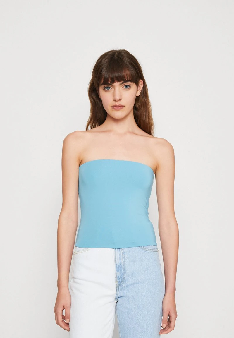 COTTON ON SCULPTED TUBE - Top - Kinetic Blue 3 COTTON ON SCULPTED TUBE - Top - Kinetic Blue