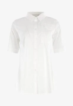 HELMIDGE Hemdbluse - White 13 HELMIDGE Hemdbluse - White -Sommerkleidung Für Damen a07a9324e04942859738774b3bddfc38