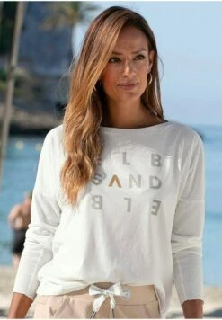 Elbsand Langarmshirt - Weiß -Sommerkleidung Für Damen a087802eebb44f48bb47ad4bc8ced18b