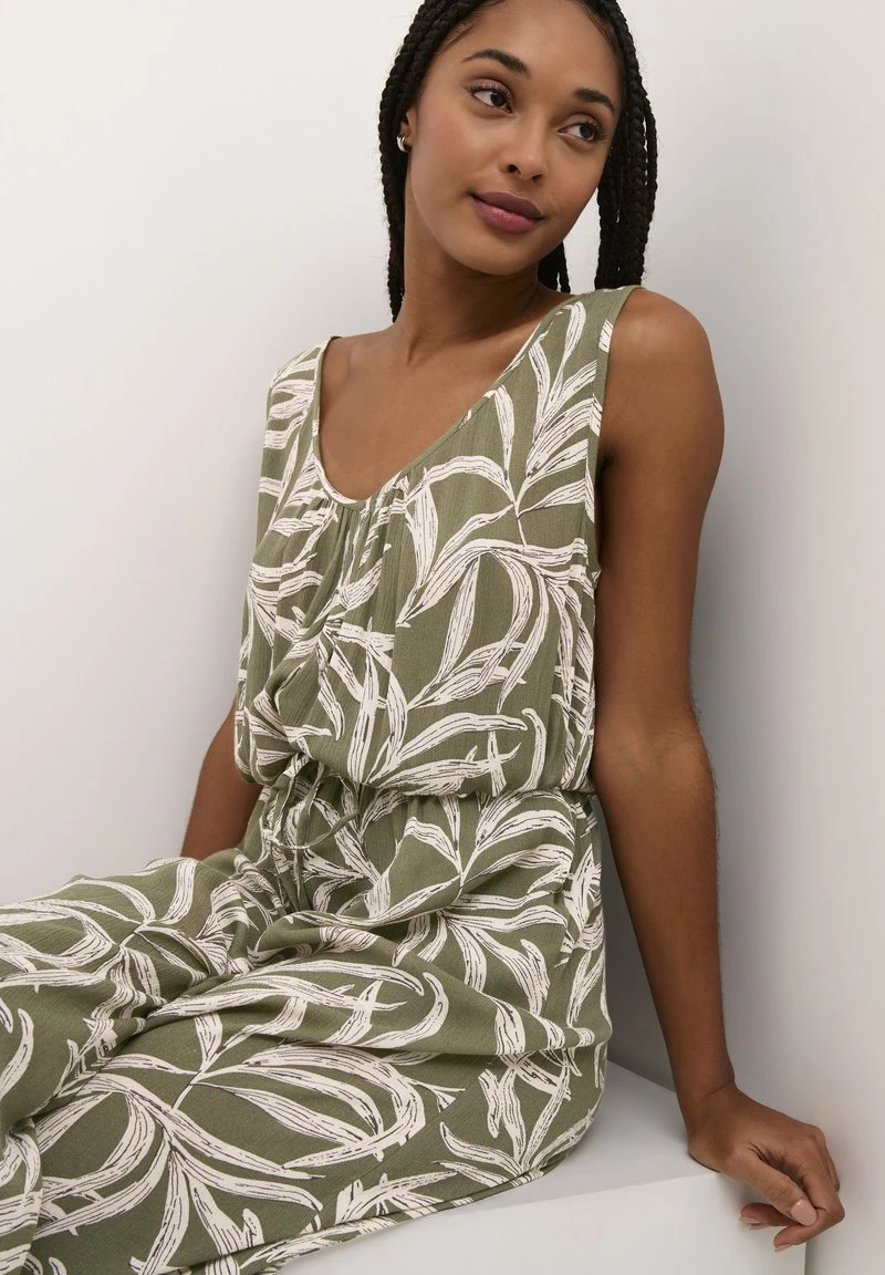 Kaffe KALIVANNA - Jumpsuit - Grape Leaf Leaf Print 3 Kaffe KALIVANNA - Jumpsuit - Grape Leaf Leaf Print