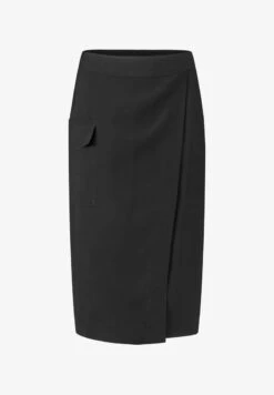 Taifun Wickelrock - Schwarz 12 Taifun Wickelrock - Schwarz -Sommerkleidung Für Damen a1146602a0f74571943fece5a50e3089