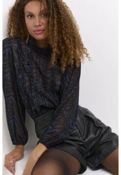 WENDY - Bluse - Black/ Dark Saphire Blue 11 WENDY - Bluse - Black/ Dark Saphire Blue -Sommerkleidung Für Damen a4380ebb76dc49fea0f55bc5427447b8