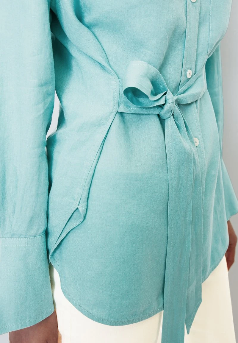 Marc O'Polo OVERSIZE - Hemdbluse - Sea Blue 7 Marc O'Polo OVERSIZE - Hemdbluse - Sea Blue – Bild 5