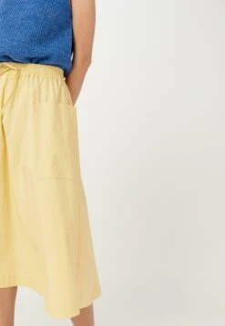 A-Linien-Rock - Strohgelb 11 A-Linien-Rock - Strohgelb -Sommerkleidung Für Damen a724b22d24e74a0c984606190d175115