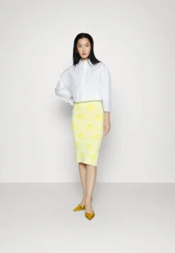FIORUCCI INTARSIA SKIRT - Bleistiftrock - Yellow -Sommerkleidung Für Damen a8dd7241bd104bb69a8bcd89c7313179