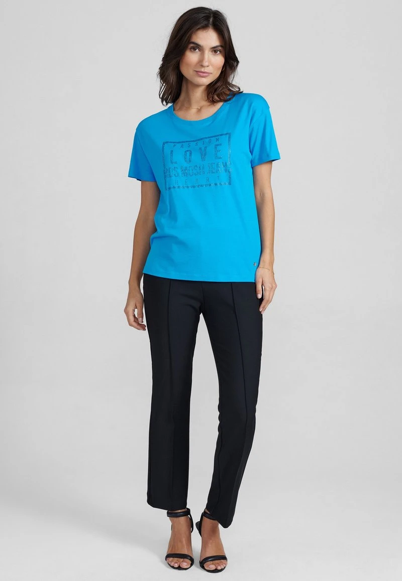Mos Mosh CIARA GLAM TEE - T-Shirt Print - Blue Aster 4 Mos Mosh CIARA GLAM TEE - T-Shirt Print - Blue Aster – Bild 2