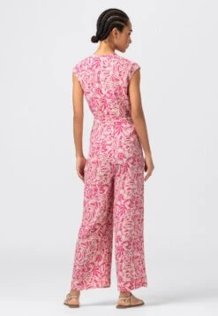 WIDE-LEG AUS BEDRUCKTEM - Jumpsuit - Magenta -Sommerkleidung Für Damen a9eb49a0c28b4d2bb4562e87fcbe7c4e